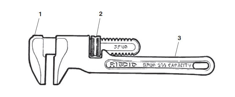 RIDGID 32785 Jaw, for Spud Wrench and Wrenches