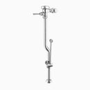 Sloan Royal BPW 1005-1.6 Exposed Manual Flushometer, 1.6 gpf, Top Spud, Polished Chrome, Saniguard Handle, 1-1/2" Offset