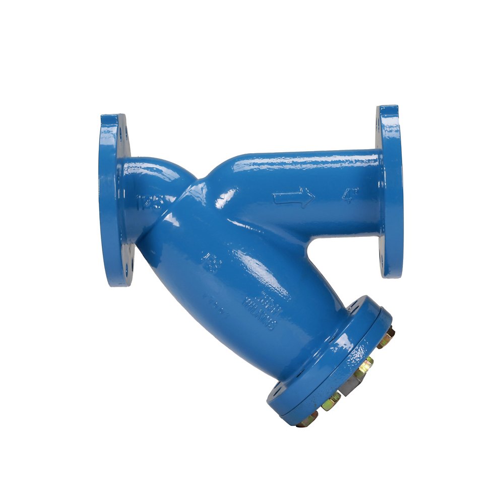 Zurn 4-FSC 4" Lead-Free Wye Strainer - Ductile Iron, Flanged