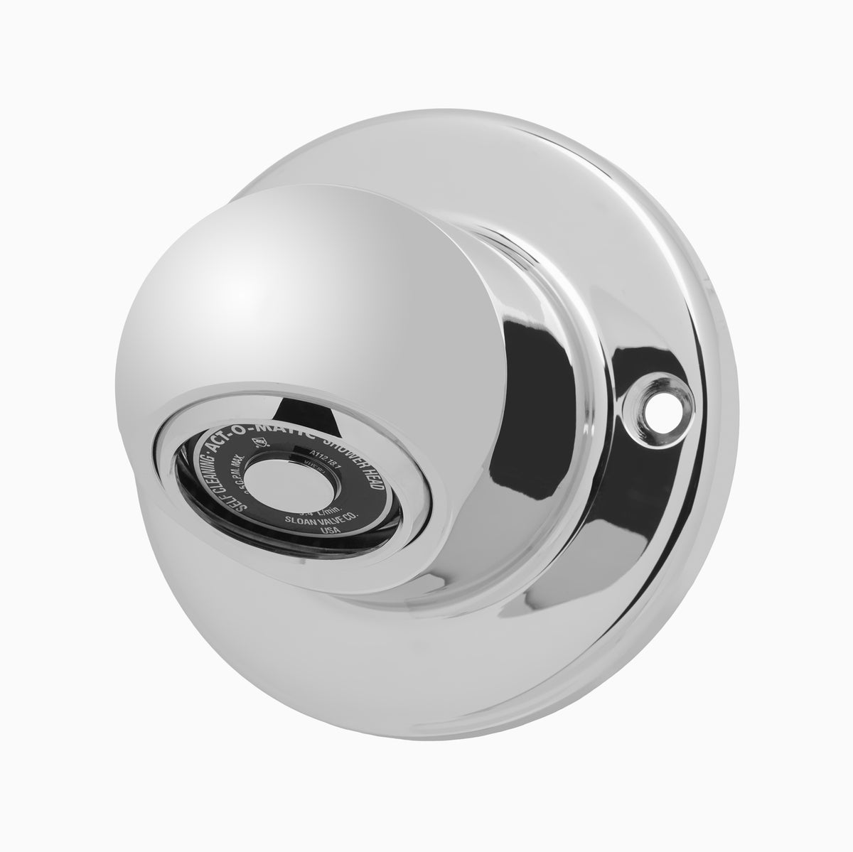 Sloan AC-450-2.0GPM-CP Act-O-Matic 2.0 GPM Showerhead, Polished Chrome