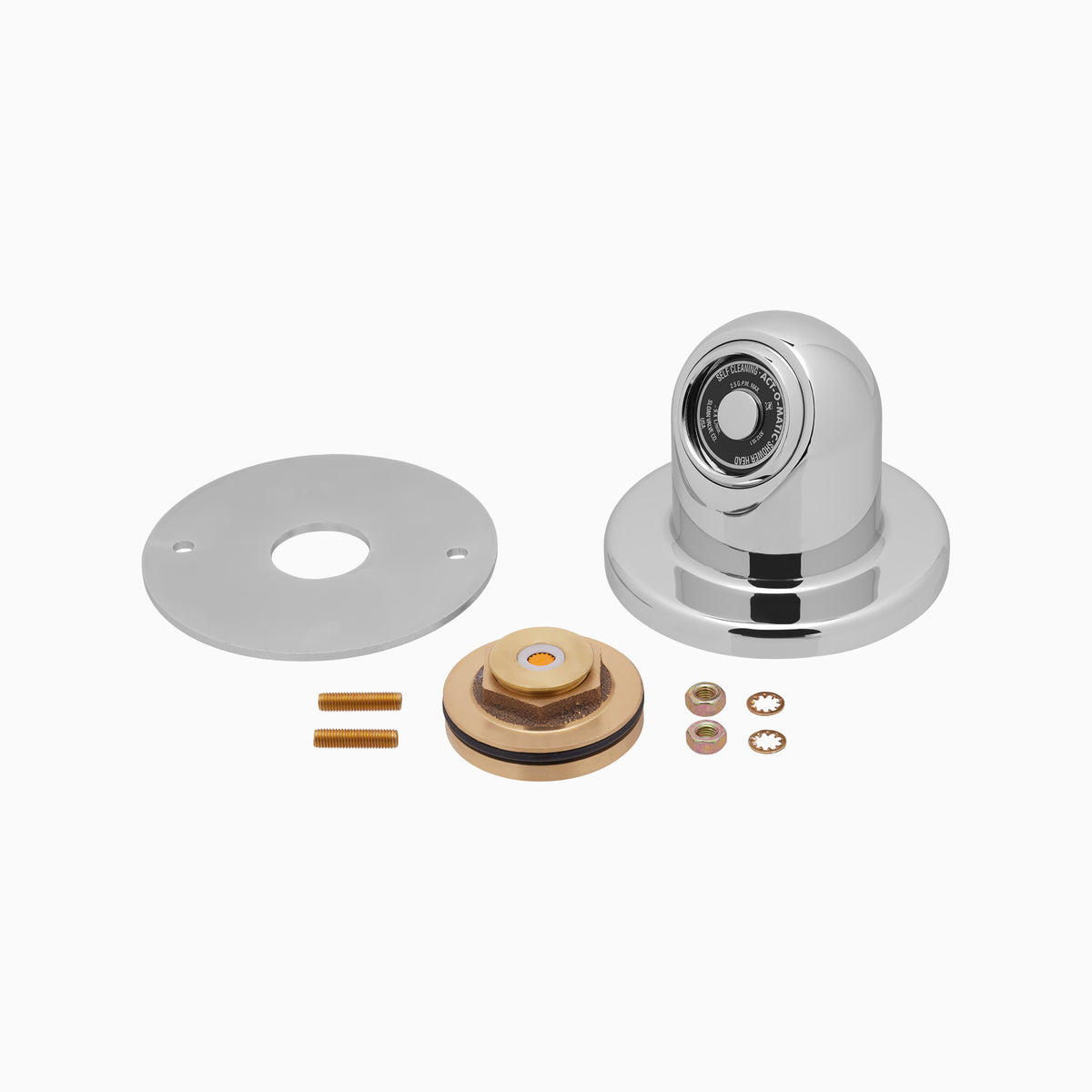 Sloan AC-460-2.0GPM-CP Act-O-Matic 2.0 GPM Showerhead, Polished Chrome
