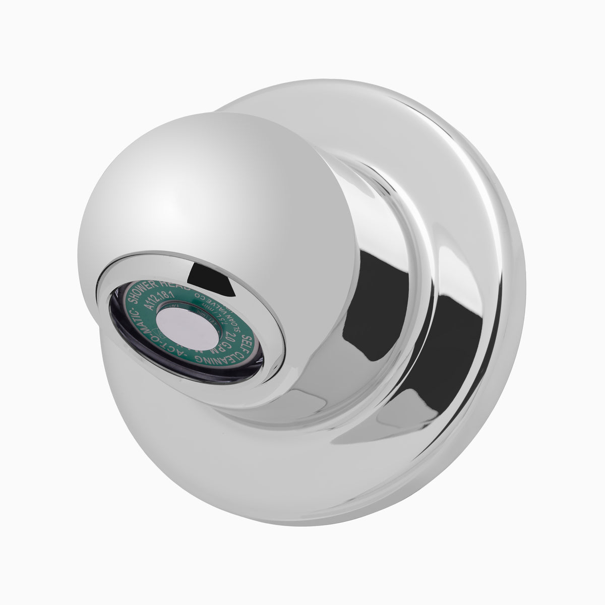 Sloan AC-460-2.0GPM-CP Act-O-Matic 2.0 GPM Showerhead, Polished Chrome