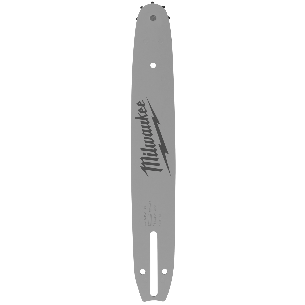 Milwaukee 49-16-2743 12" .325" LOW PROFILE Pitch, .043" Gauge Guide Bar