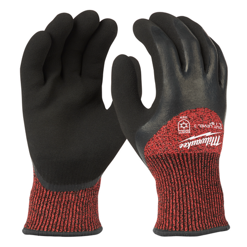 Milwaukee 48-22-8922 Cut Level 3 Winter Dipped Gloves - L (Pack of 6)