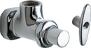Chicago Faucets 441-LKABCP Lead-Free Angle stop, Brass