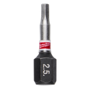 Milwaukee 48-32-4724 SHOCKWAVE Impact Duty 1" Hex 2.5MM Insert Bits Bulk 25