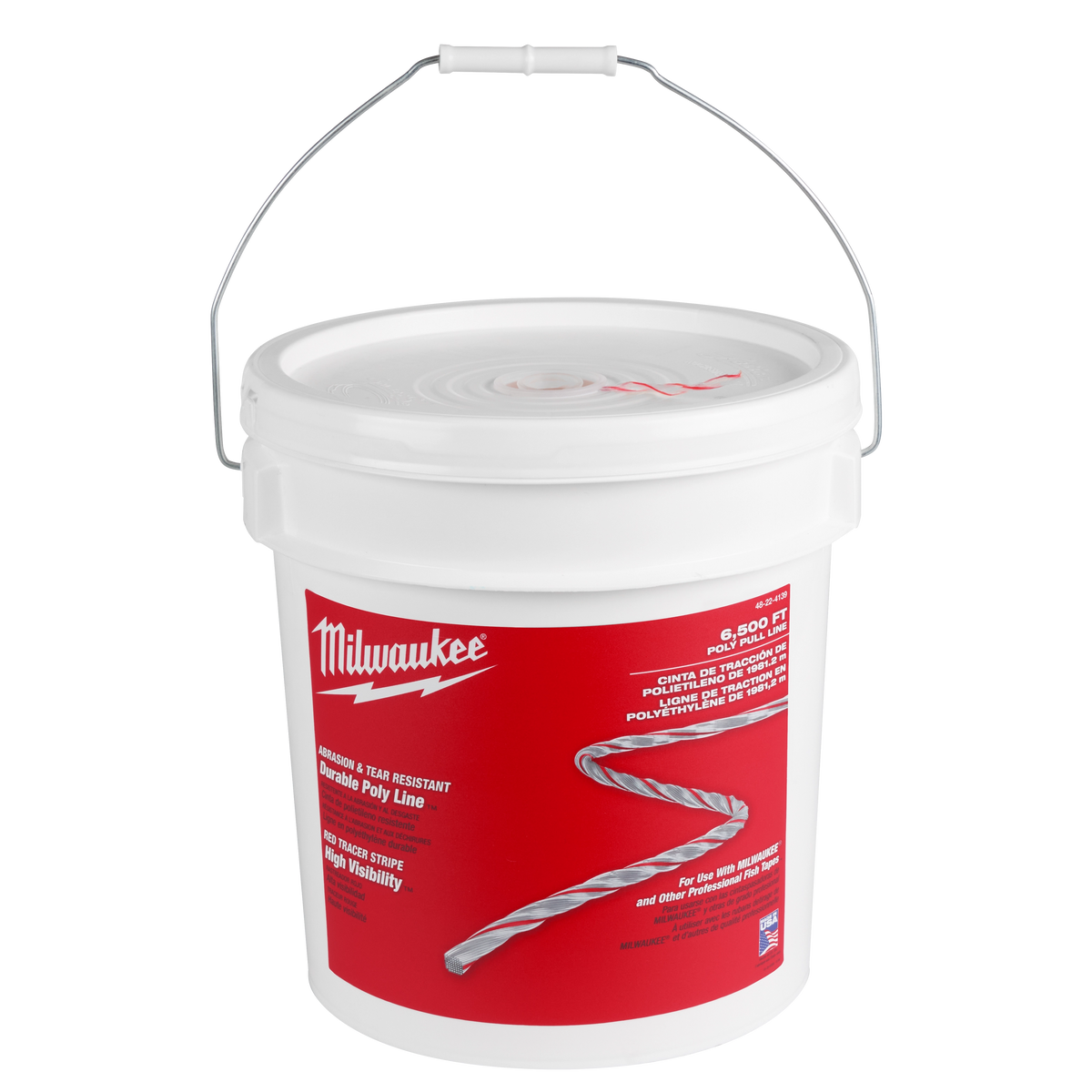 Milwaukee 48-22-4139 6500' Poly Pull Line