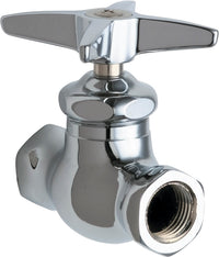 Chicago Faucets 45-244ABCP Lead-Free Straight stop, Brass