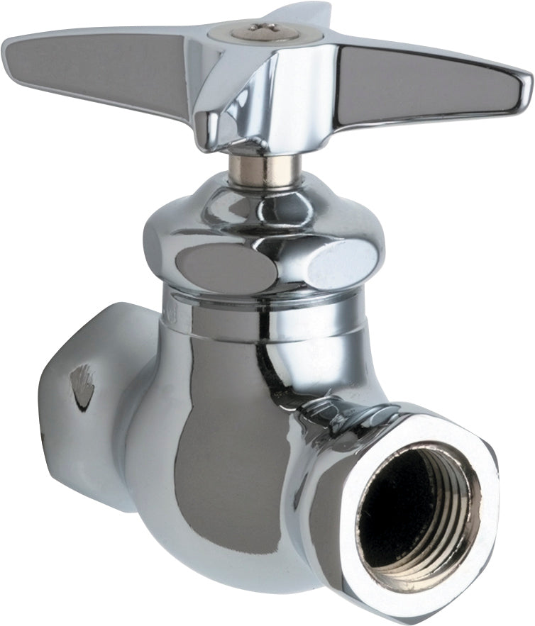 Chicago Faucets 45-244ABCP Lead-Free Straight stop, Brass