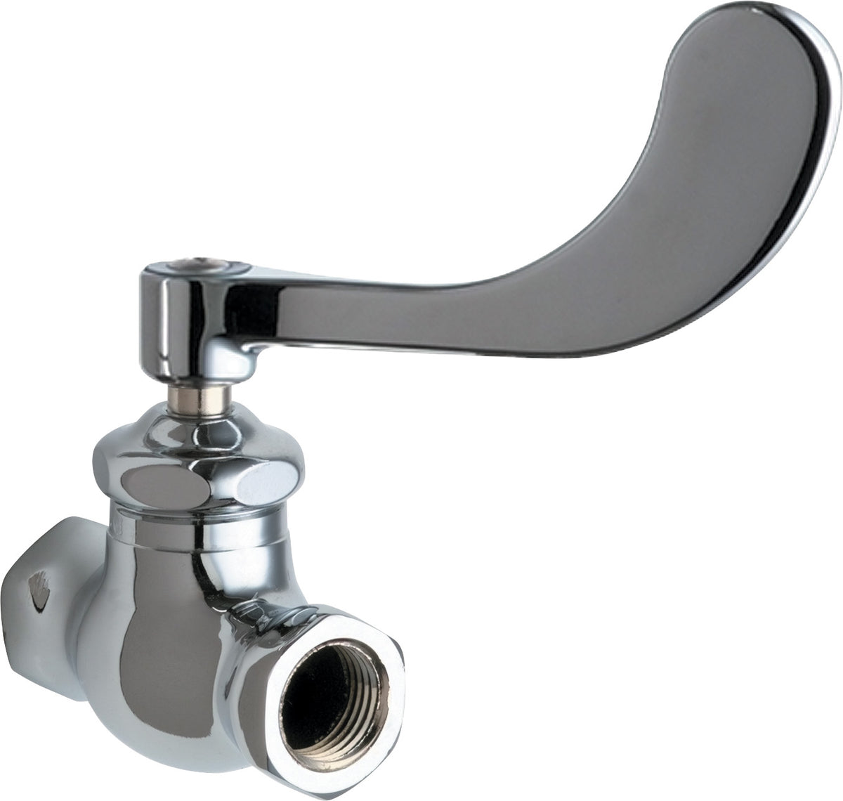 Chicago Faucets 45-317COLDXKABCP Lead-Free Straight stop, Brass