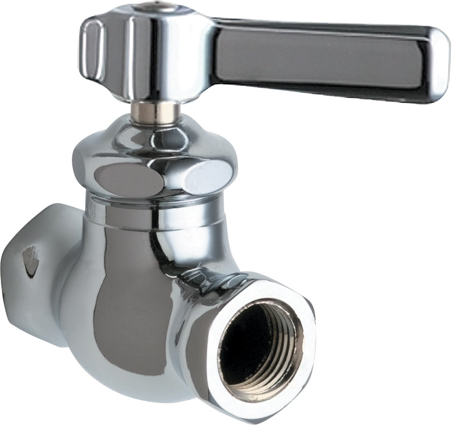 Chicago Faucets 45-369-244COLDABCP Lead-Free Straight stop, Brass