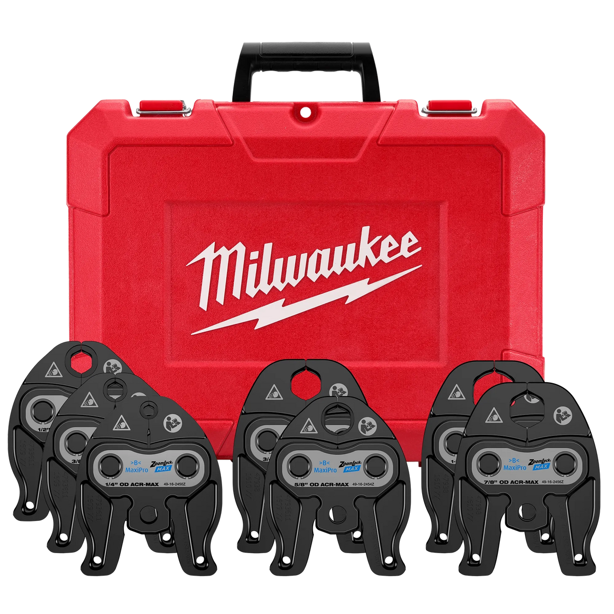 Milwaukee 49-16-2462Z ¼”- 1-1/8” ZoomLock MAX Press Jaw Kit for M12 FORCE LOGIC Press Tools
