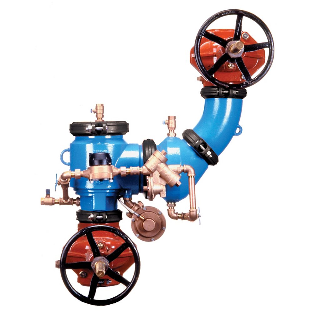 Zurn 6-475DAV Lead-Free Backflow Preventer - Z-Pattern (Vertical) Reduced Pressure Principle Detector Assembly -
