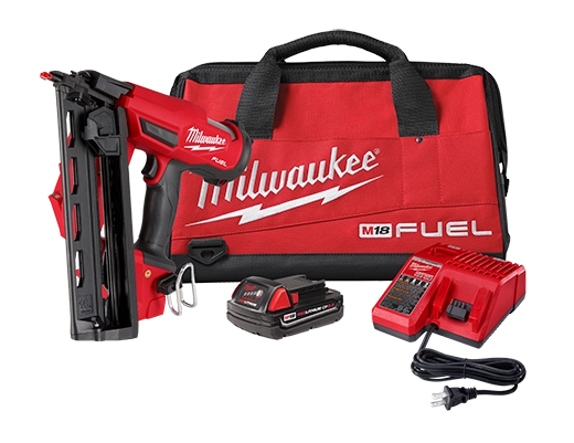 Milwaukee 2841-21CT M18 FUEL 16 Gauge Angled Finish Nailer Kit