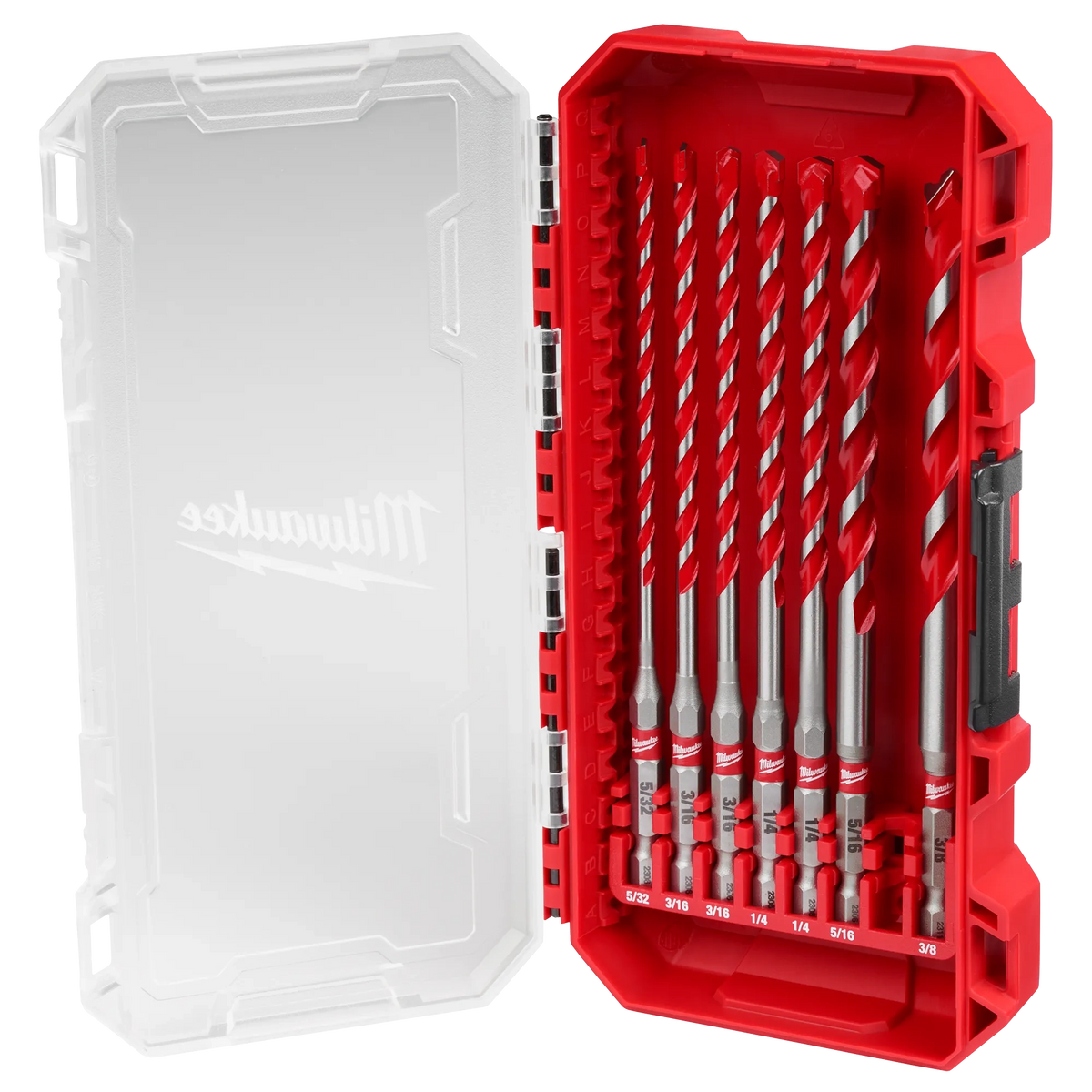 Milwaukee 48-20-9052 7PC SHOCKWAVE Impact Duty Carbide Hammer Drill Bit Set