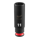 Milwaukee 49-66-6045 SHOCKWAVE Impact Duty 1/4" Drive 11MM Deep 6 Point Socket