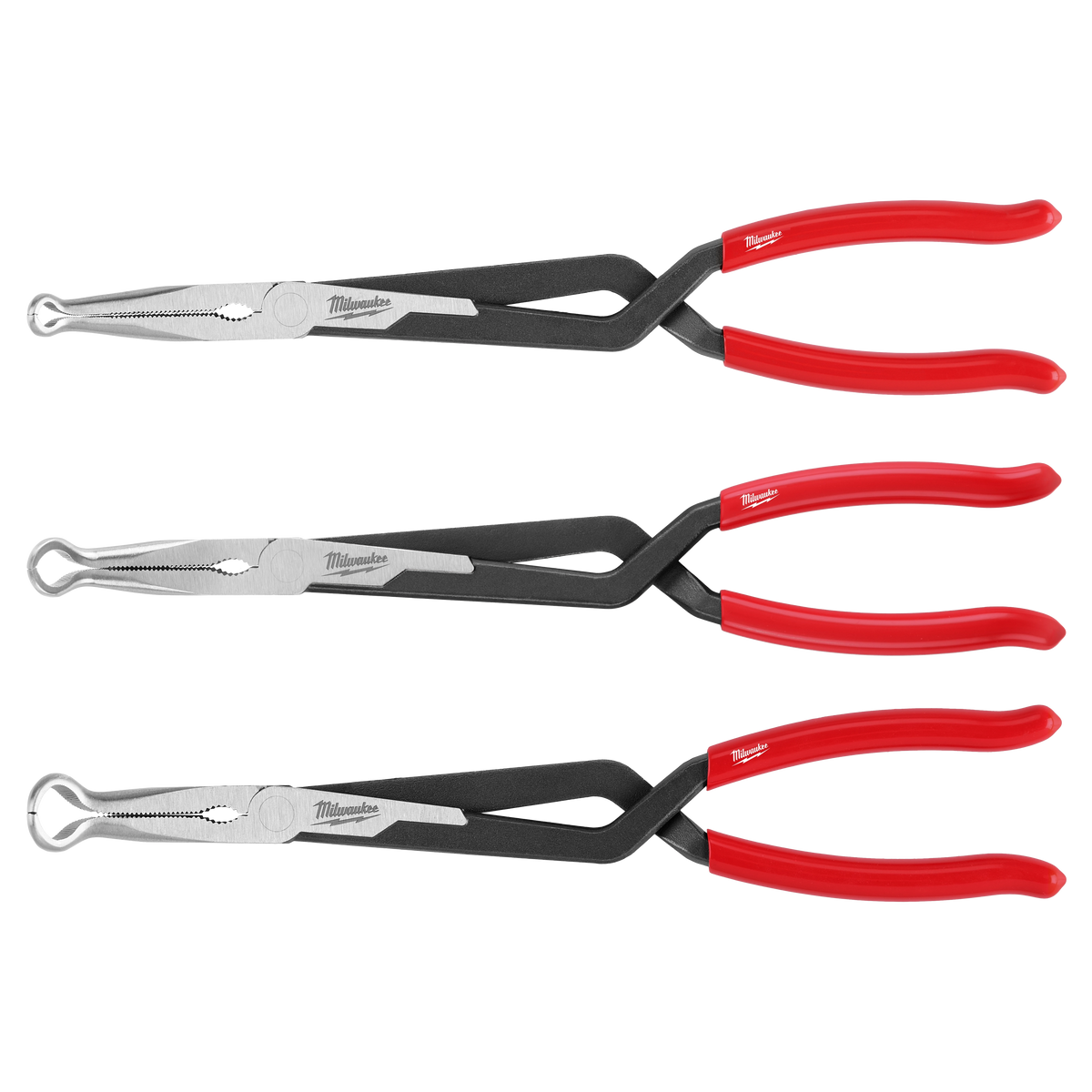 Milwaukee 48-22-6563 3PC Long Reach Hose Grip Pliers Set