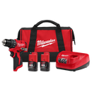Milwaukee 3401-22 M12 Subcompact Brushless 3/8" Drill/Driver Kit