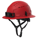 Milwaukee 48-73-1658 BOLT Red Full Brim Vented Safety Helmet – Type 2, Class C