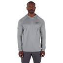 Milwaukee M550G-S WORKSKIN Hooded Sun Shirt - GRAY S