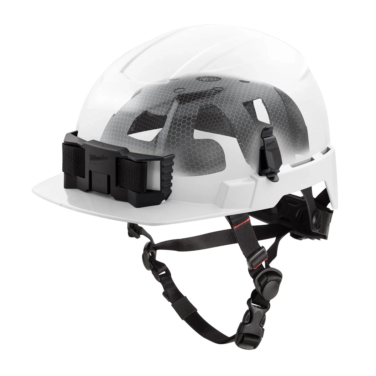 Milwaukee 48-73-1365 BOLT White Front Brim Safety Helmet with IMPACT ARMOR Liner (USA) - Type 2, Class E