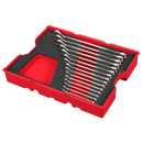 Milwaukee 48-22-0155 15pc. SAE Combination Wrench Set with Tray for PACKOUT Drawers