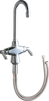 Chicago Faucets 50-GN1AE3ABCP Lead-Free Deck-mounted manual faucet, single-hole mounting