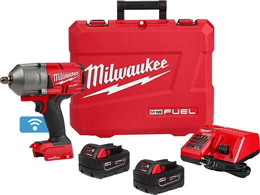 Milwaukee 2862-22R M18 FUEL w/ ONE-KEY High Torque Impact Wrench 1/2" Pin Detent Kit