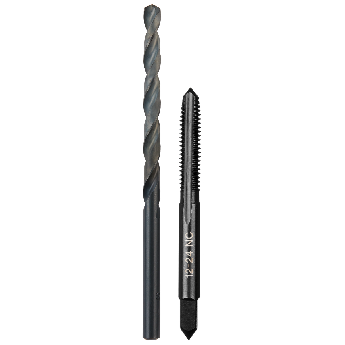 Milwaukee 49-57-5530 12-24 NC Straight Flute Plug Tap & #16 Drill Bit