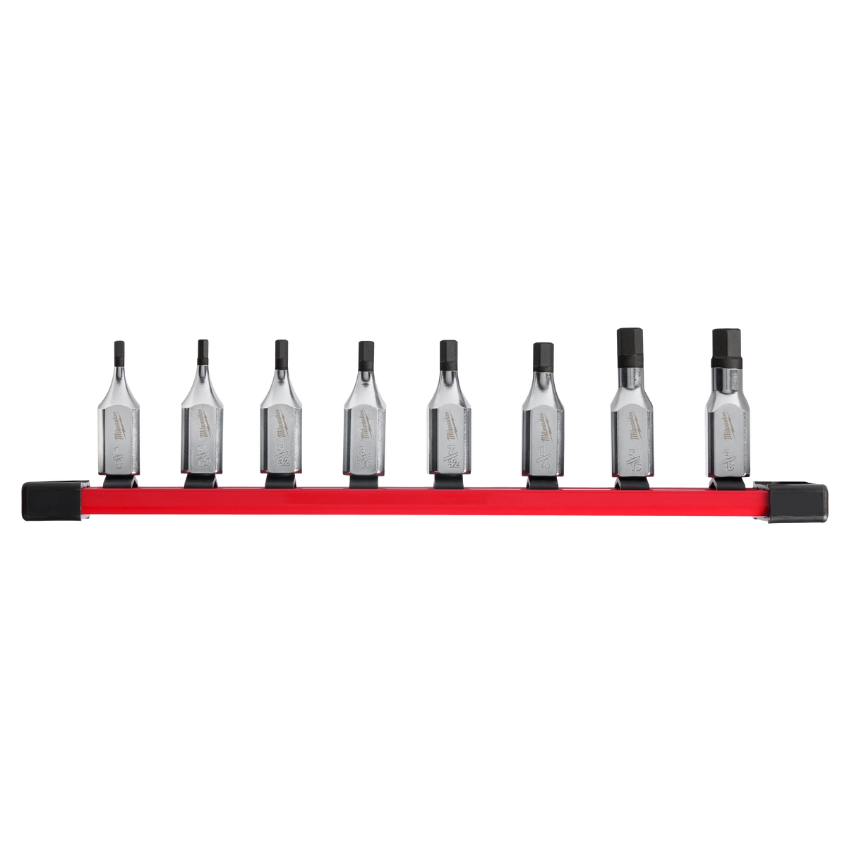 Milwaukee 48-22-9542 8pc 3/8" Drive Hex Bit Socket Set - SAE