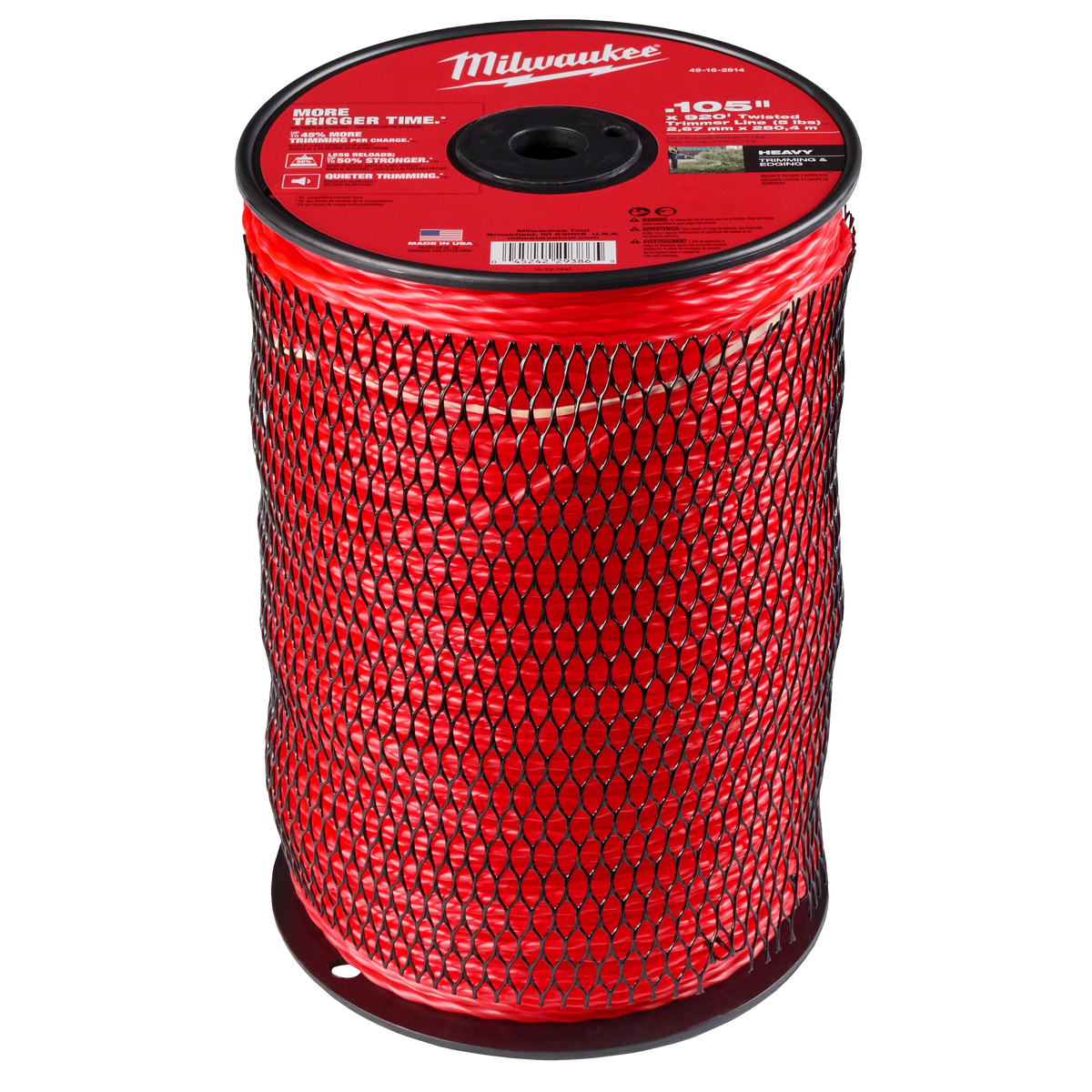 Milwaukee 49-16-2814 .105" x 920' (5 lbs.) Twisted Trimmer Line