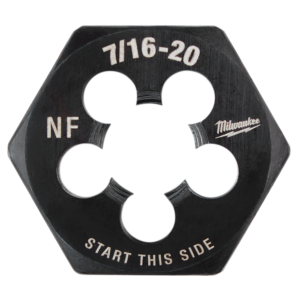 Milwaukee 49-57-5357 7/16"-20 NF 1-Inch Hex Threading Die