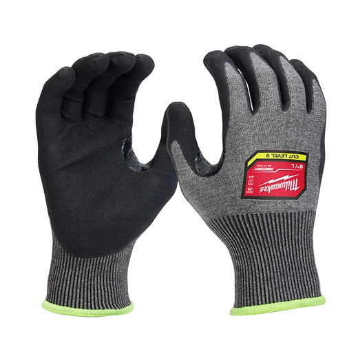 Milwaukee 48-73-7034B 12 Pair Cut Level 9 High-Dexterity Nitrile Dipped Gloves - XXL