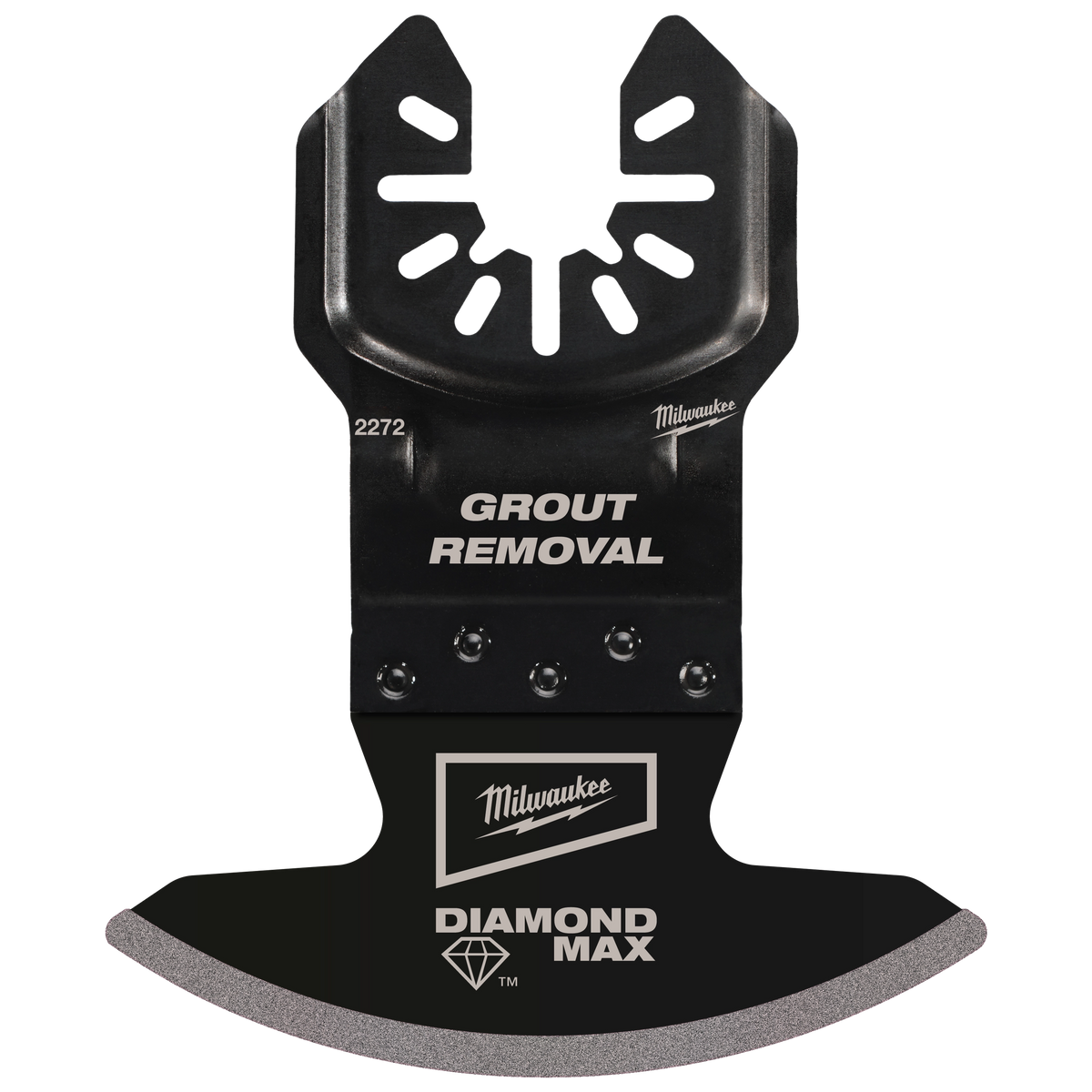 Milwaukee 49-25-2275 DIAMOND MAX Diamond Grit Grout Removal Universal Fit Oscillating Multi-Tool Blade (5 PK)