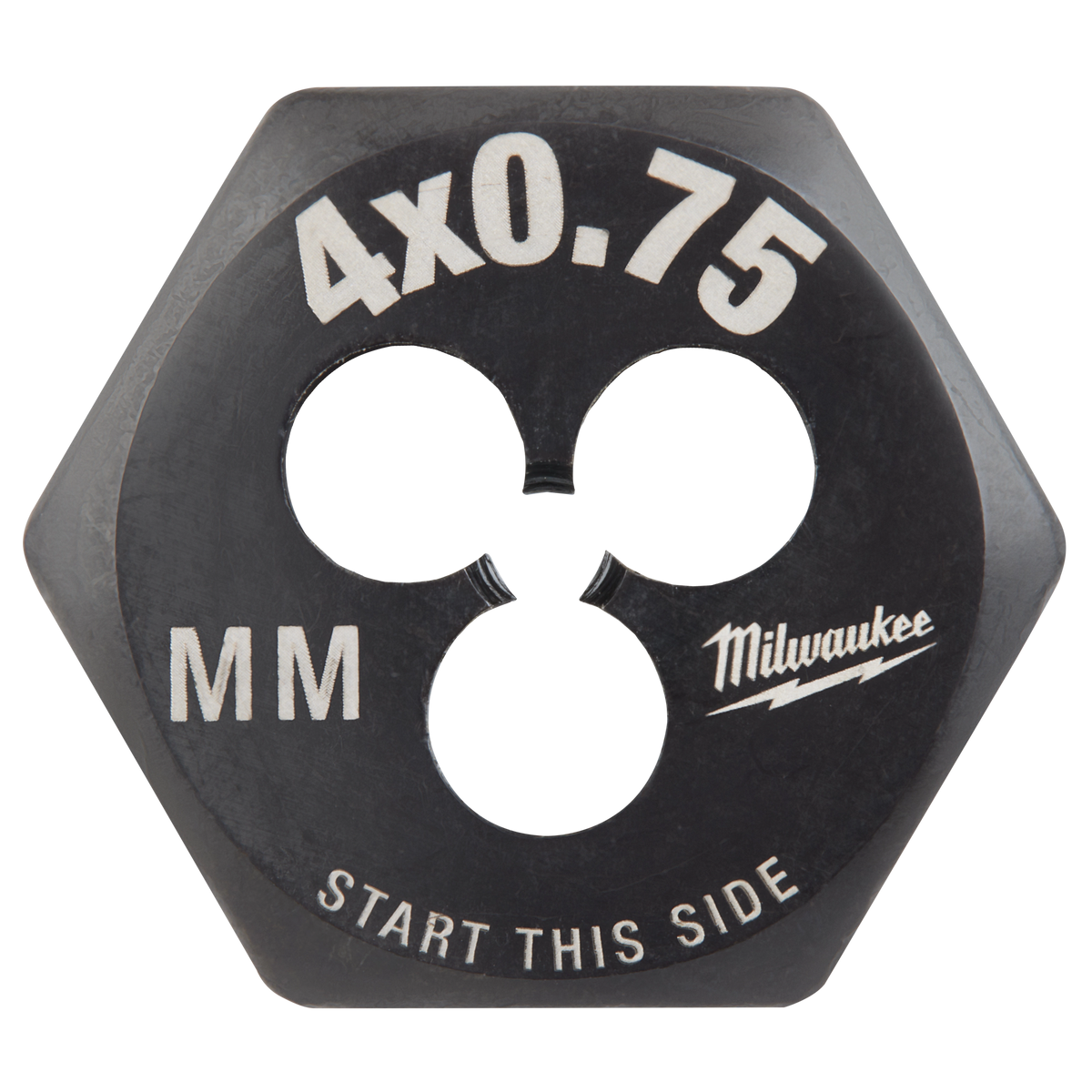 Milwaukee 49-57-5320 M4-0.75 mm 1-Inch Hex Threading Die