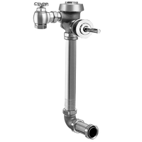 Sloan Royal 611-3.5 Concealed Manual Flushometer, 3.5 gpf, Rear Spud, Unfinished (Rough Brass), 10-3/4" LDIM, Metal Oscillating Handle