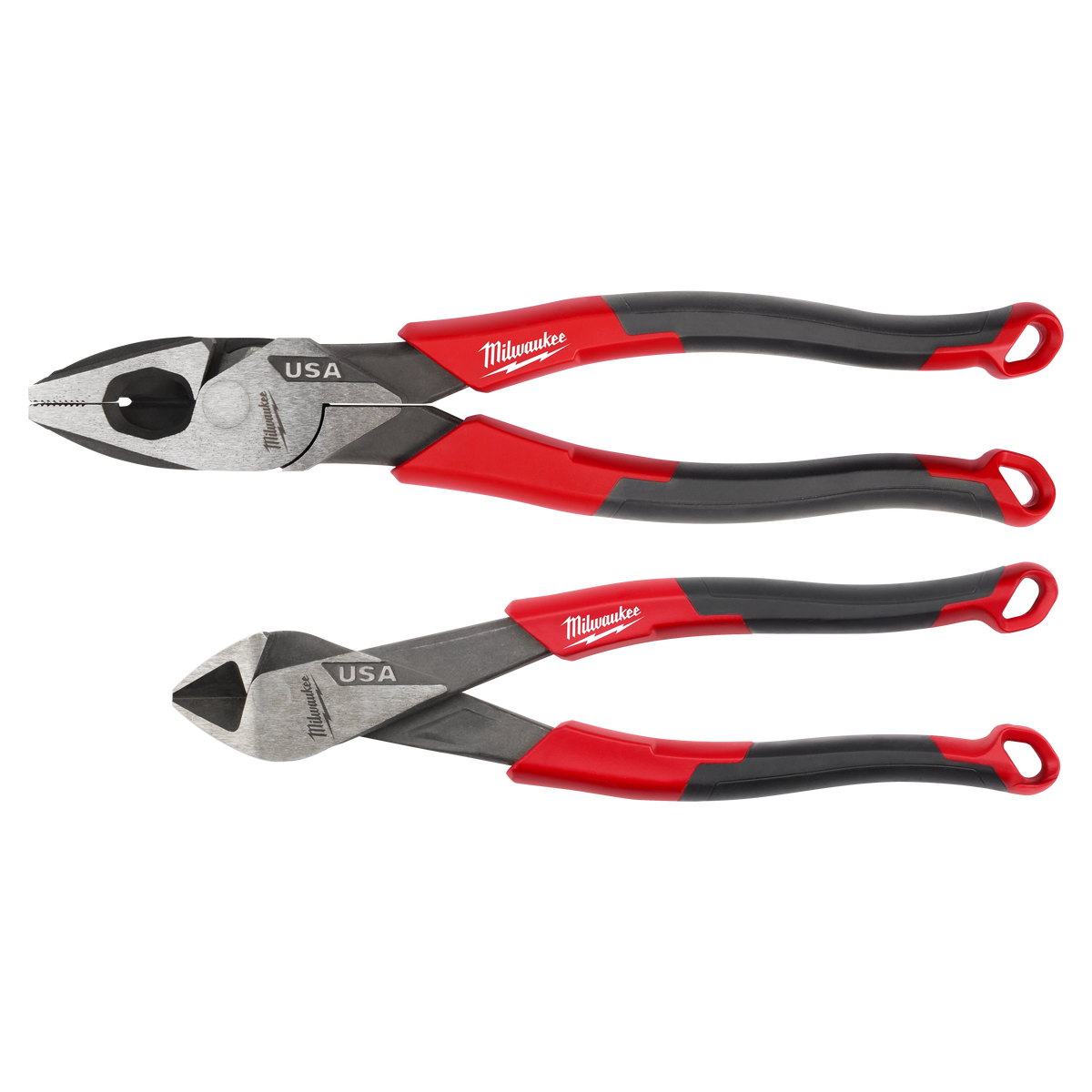 Milwaukee MT550-2 2 PC. Comfort Grip Cutting Pliers Set (USA)