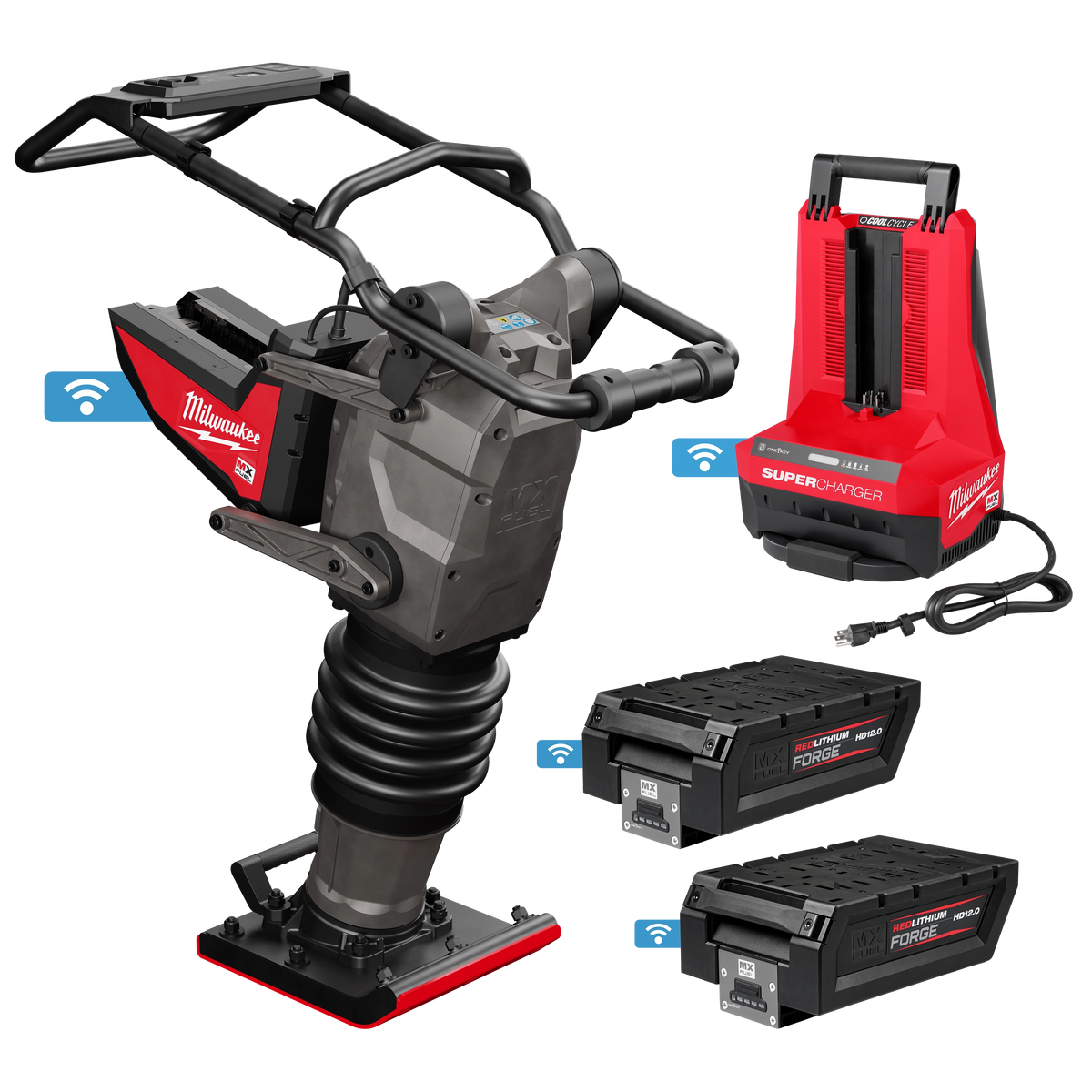 Milwaukee MXF270-2HD MX FUEL 70 kg Rammer Kit