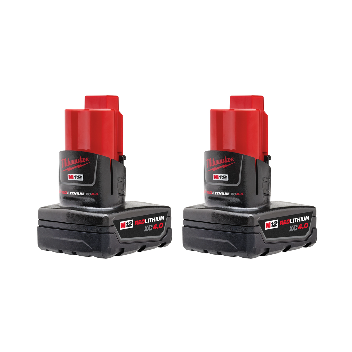 Milwaukee 48-11-2442 M12 REDLITHIUM XC4.0 Battery Two Pack