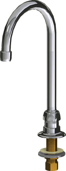Chicago Faucets 626-E35ABCP Lead-Free Remote Spout, Deck-Mount