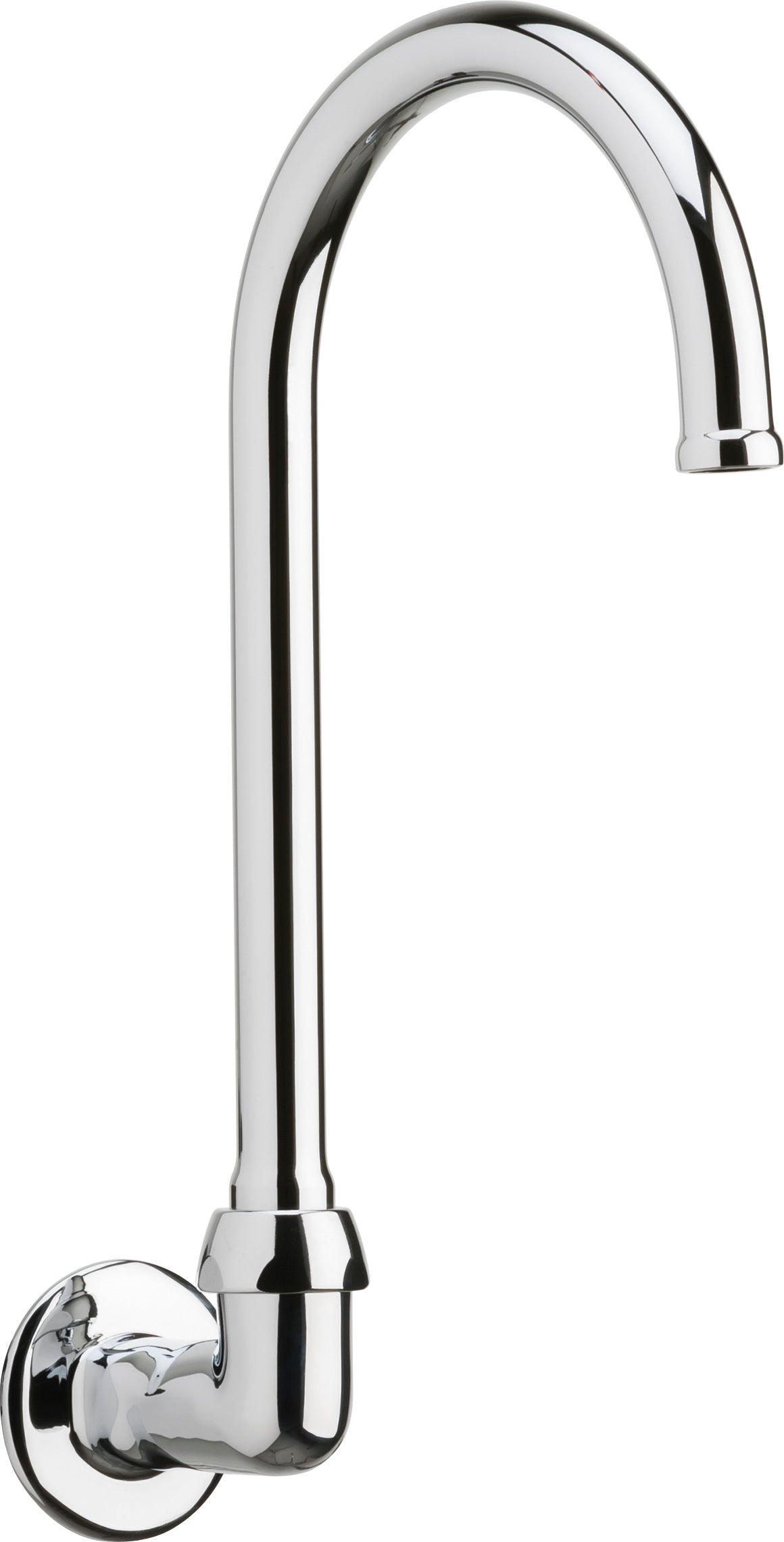 Chicago Faucets 629-GN2FCABCP Lead-Free Remote Spout, Wall-Mount