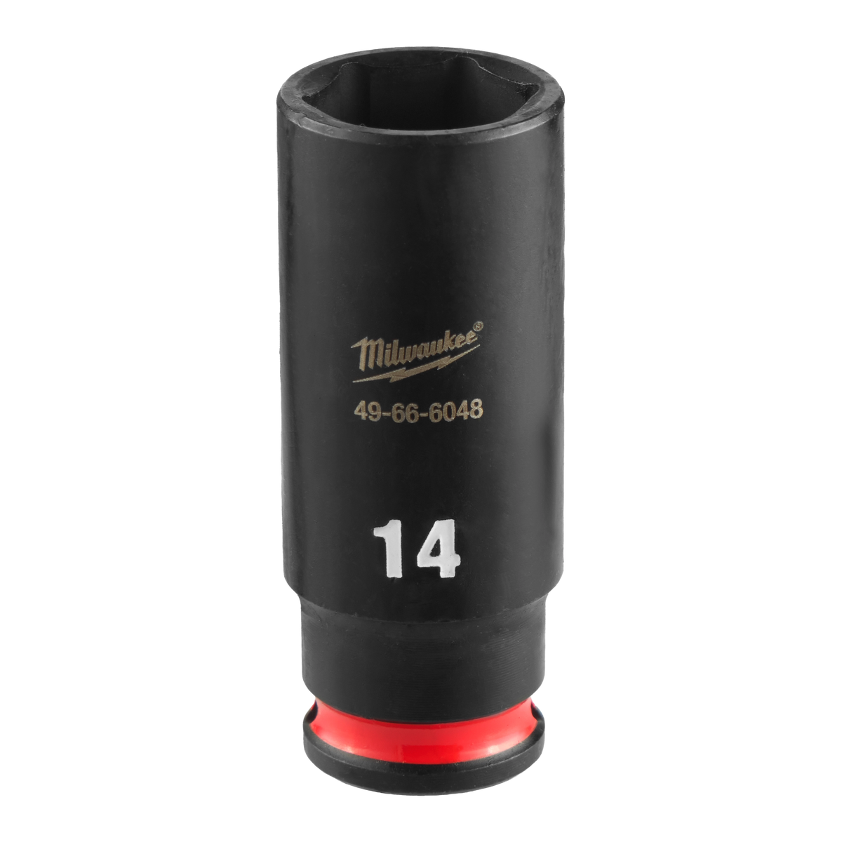 Milwaukee 49-66-6048 SHOCKWAVE Impact Duty 1/4" Drive 14MM Deep 6 Point Socket