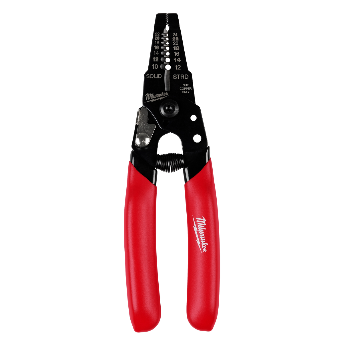 Milwaukee 48-22-3043 10-24 AWG Compact Dipped Grip Wire Stripper & Cutter