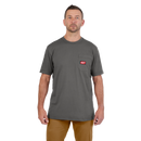 Milwaukee 605G-S GRIDIRON Pocket T-Shirt | Short Sleeve, Gray, Small