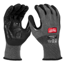 Milwaukee 48-73-6931 Cut Level 3 High Dexterity Nitrile Dipped Gloves w/ WEAR-DEFENSE Protection - M (Pack of 6)