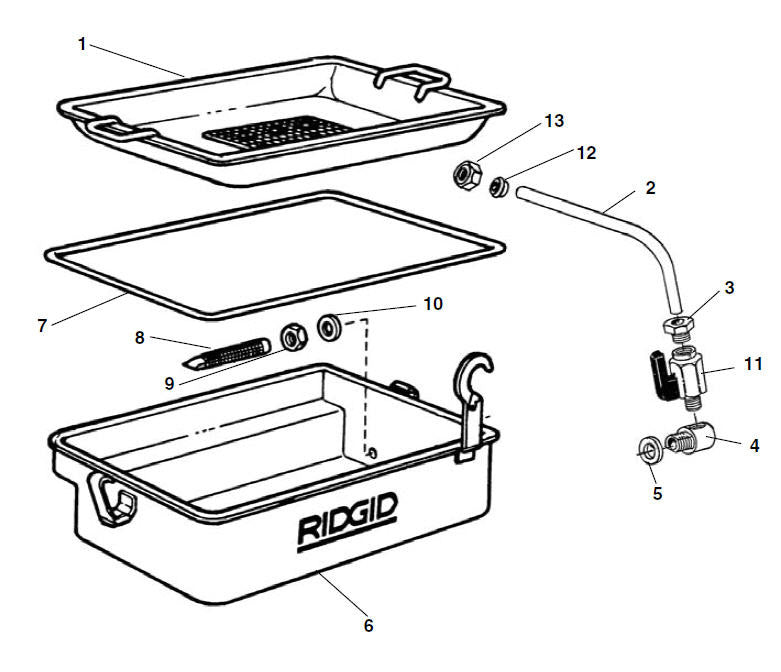 RIDGID 96905 Gasket, for 300 Power Drive