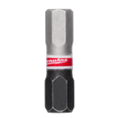 Milwaukee 48-32-4728 SHOCKWAVE Impact Duty 1" Hex 6 MM Insert Bits Bulk 25