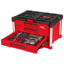 Milwaukee 48-22-9493 64pc. Hand Tool Set with PACKOUT 4 Drawer Tool Box