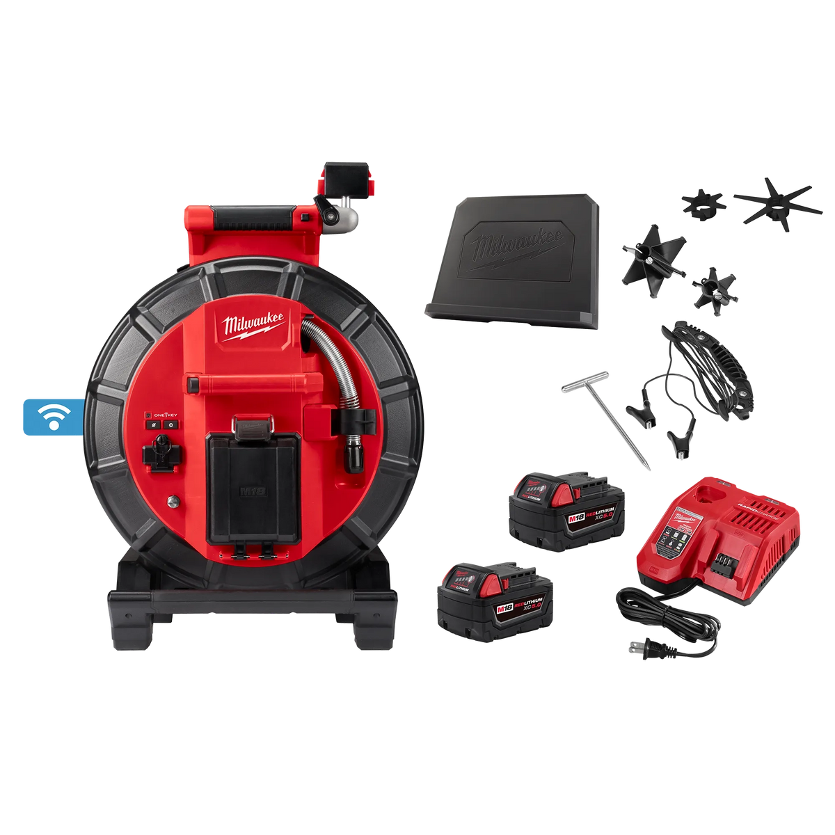 Milwaukee 3973-22 M18 120’ Mid-Stiff Modular Pipeline Inspection System