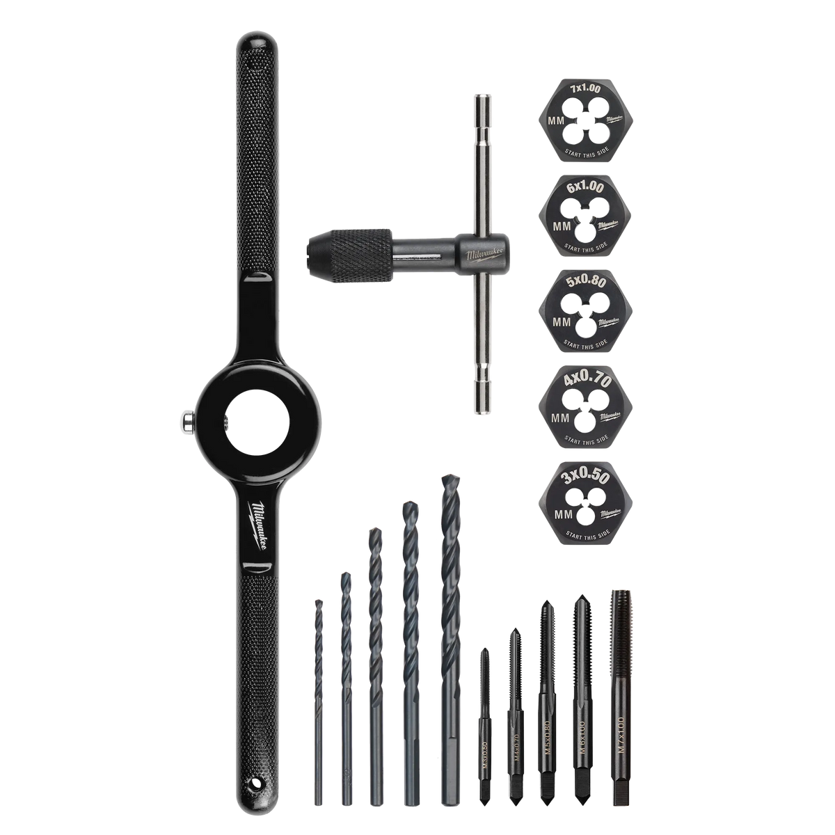 Milwaukee 49-22-5601 17PC Metric Tap and Die Set